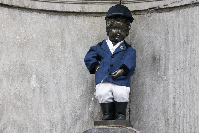 Brüsszel egyik legikonikusabb látványossága a Manneken Pis, azaz a Pisilő kisfiú