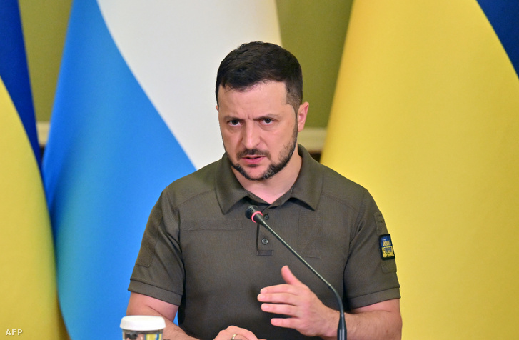Volodimir Zelenszkij 2022. június 21-én