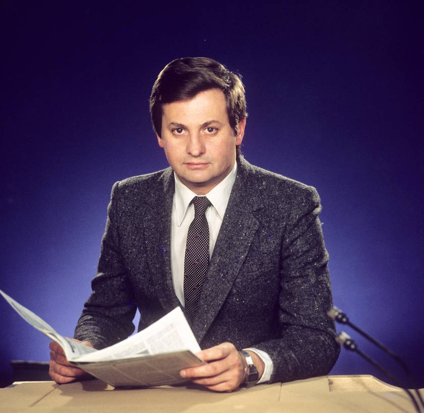 Kovács P. József a Magyar Televízió a stúdióban 1980 májusában.