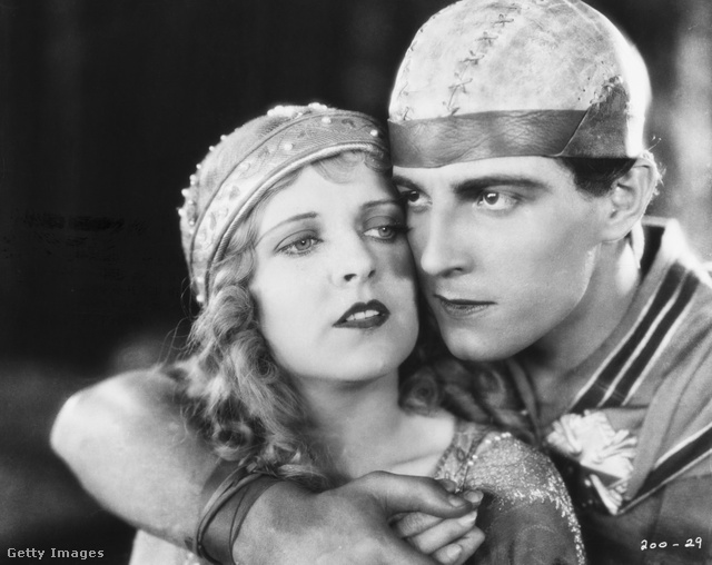 Novarro és filmbeli partnere, May McAvoy a Ben-Hurban (1925)