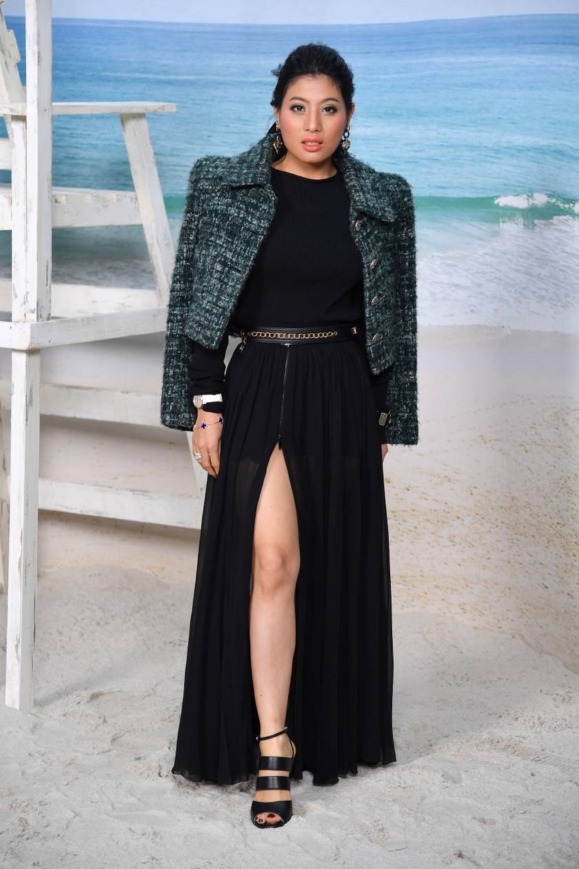 Sirivannavari hercegnő 2019-ben, Párizsban a Chanel show-n.