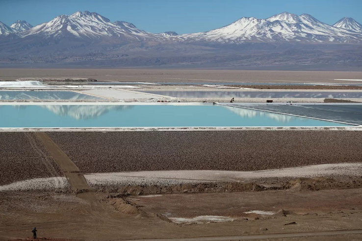 Chilei lítiumbánya sómedencéi Kép: Ivan Alvarado/Reuters