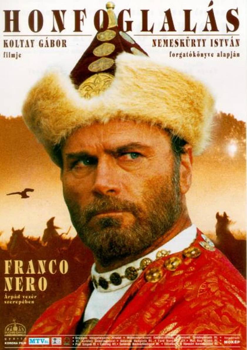 A Honfoglalás című, 1996-os film plakátja Franco Neróval.