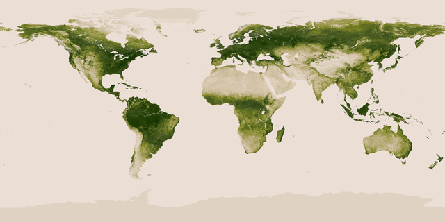 green-map-of-earth