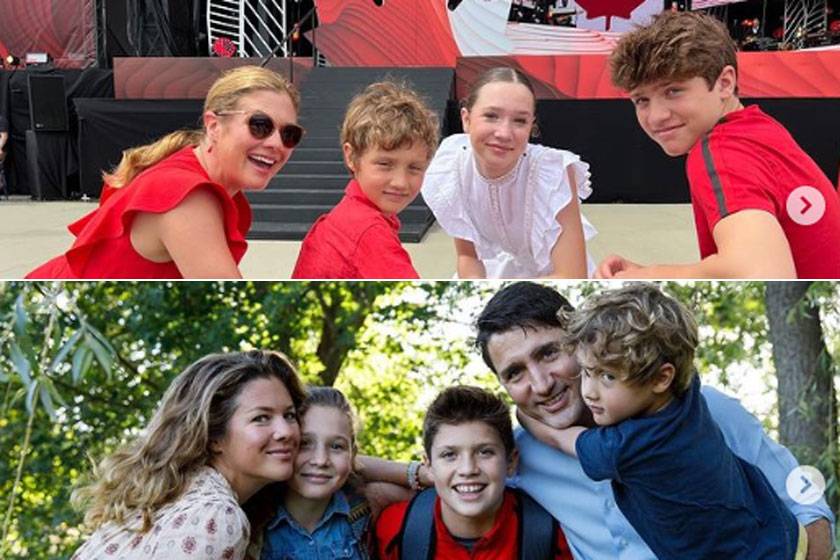 Justin Trudeau és felesége, Sophie három gyönyörű gyermeket nevelnek.