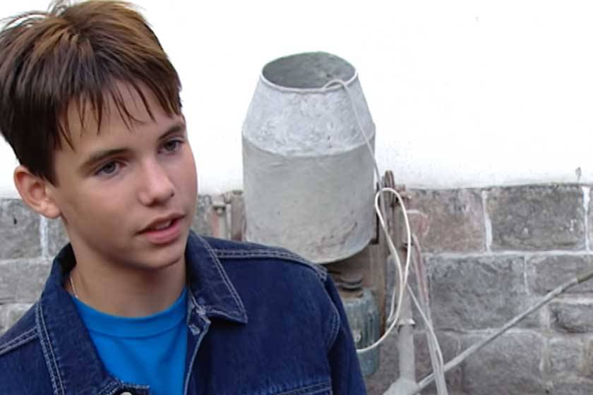 Így nézett ki 12 évesen Berényi Daniként a sorozat legelső epizódjában.