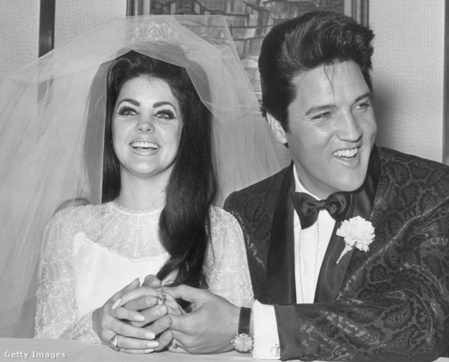 Nem csak az esküvőn: az erős smink és nagy haj Elvis elvárásának hatására az állandó megjelenés része lett