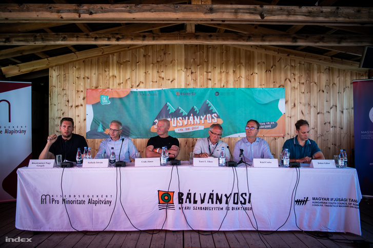 Böszörményi-Nagy Gergely, Székely István, Csák János, Toró T. Tibor, Káel Csaba és Dobos Gábor