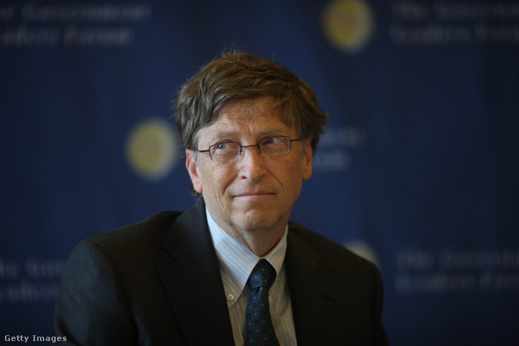 Bill Gates 2008. január 23-án