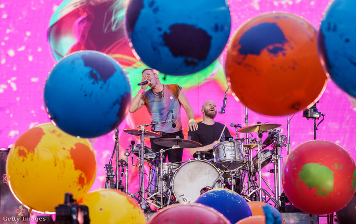 A Coldplay együttes koncertje Frankfurtban 2022. július 2-án