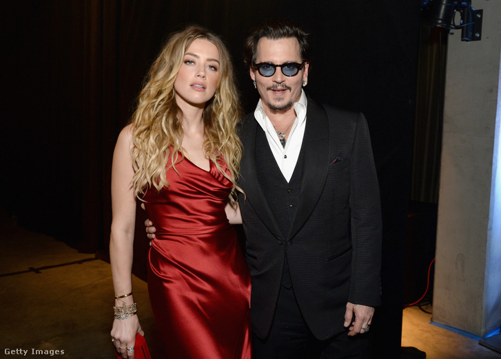 Amber Heard és Johnny Depp 2016. január 9-én