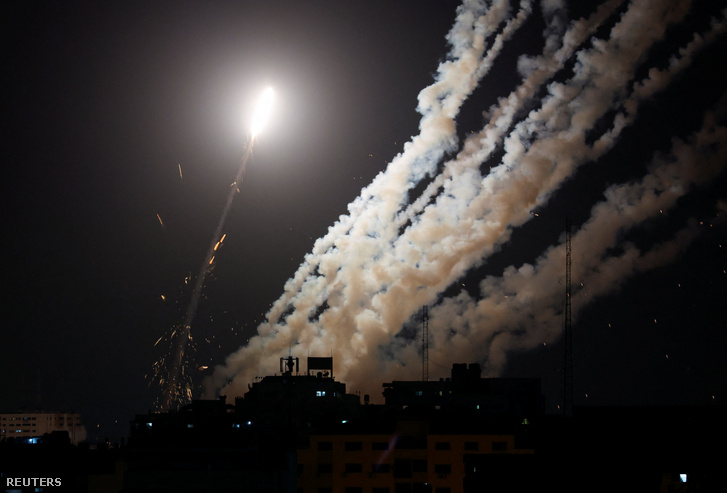 A Gázai övezetből kilőtt rakéta 2022. augusztus 6-án