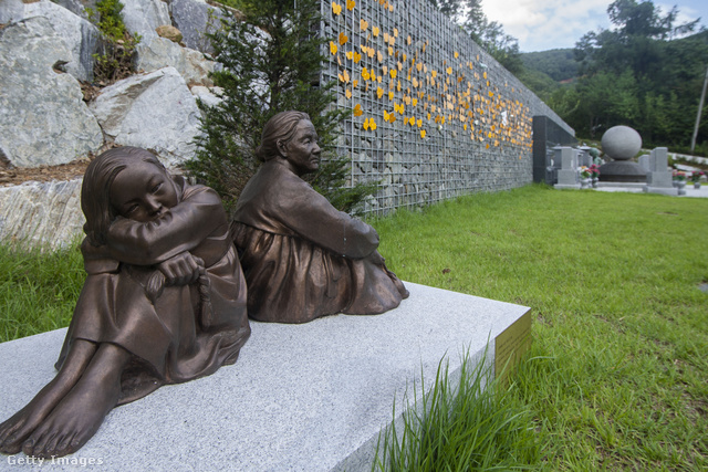 Az elhurcolt nők emlékműve a dél-koreai Kvangdzsuban