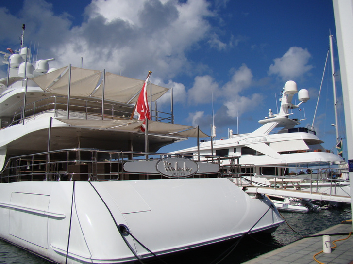 Gustavia a gazdagok kikötője
