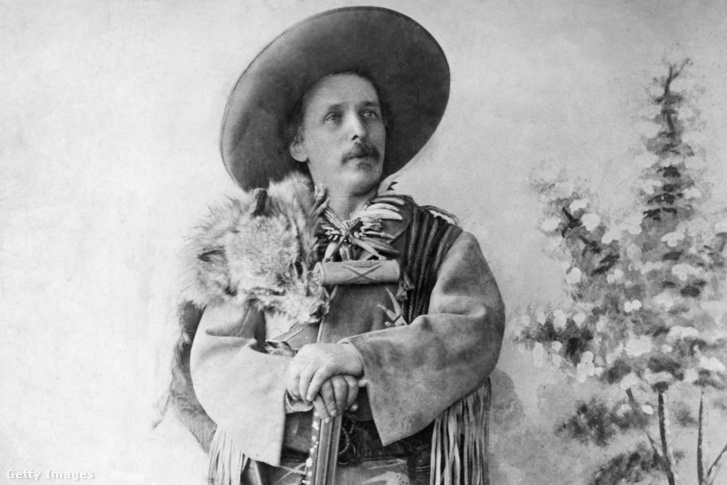 Karl May Old Shatterhand jelmezében 1900 körül