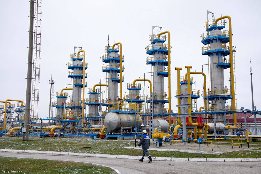 A Gazprom egyik oroszországi gáztárolója