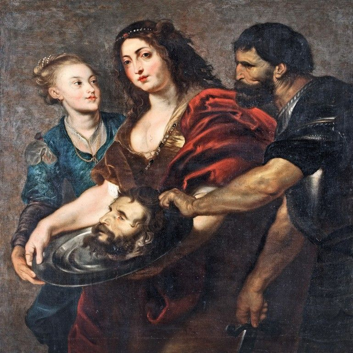 Herodiás és Salome Keresztelő Szent János fejével, 1650 körül