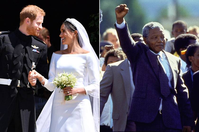 Meghan elmondása szerint az esküvője miatt ugyanúgy ünnepeltek a dél-afrikai emberek az utcákon, mint amikor Nelson Mandela kiszabadult 27 év után a börtönből.
