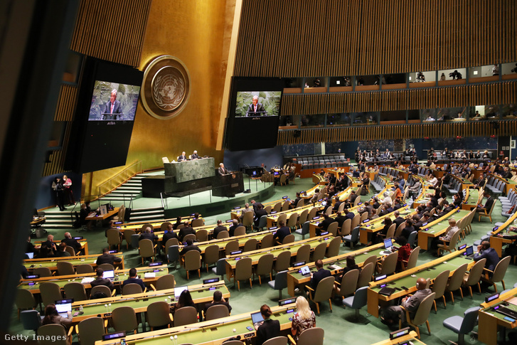 Az ENSZ-közgyűlése 2022. augusztus 1-én