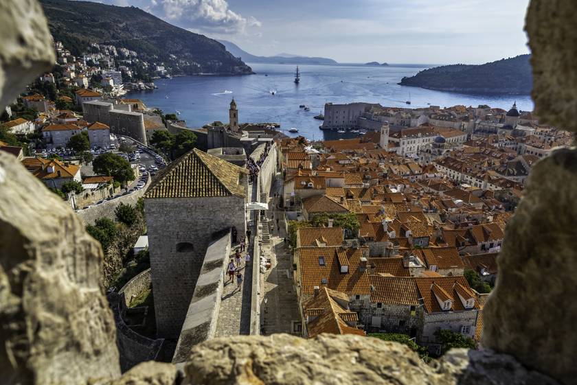 Dubrovnik látképe.