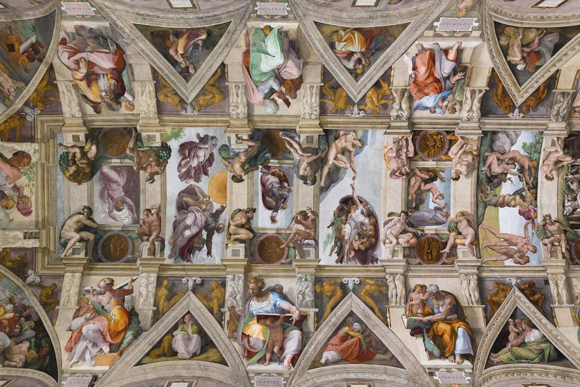 Lightmatter Sistine Chapel ceiling