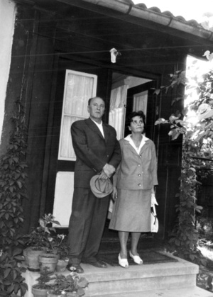 Kádár János és felesége, Tamáska Mária 1960-ban