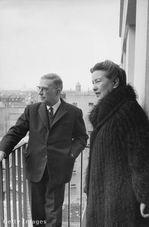 Sartre és Beauvoir az 1960-as években