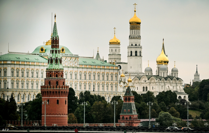 A Kreml épülete Moszkvában