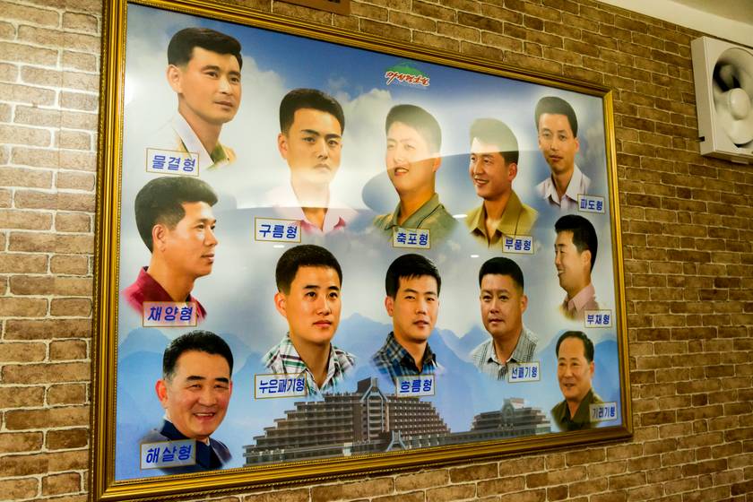 North Korea Man haircut