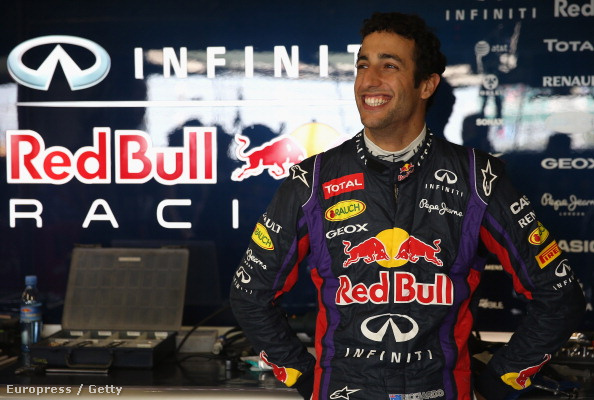 A szokásos Ricciardo-vigyor