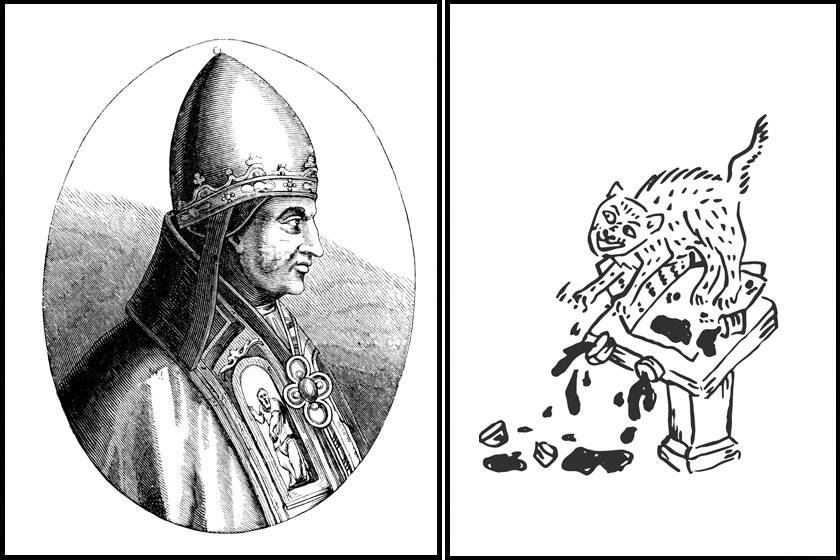 IX. Gergely pápa elrendelte a macskák üldözését, mert úgy gondolta, a sátán testesül meg bennük.