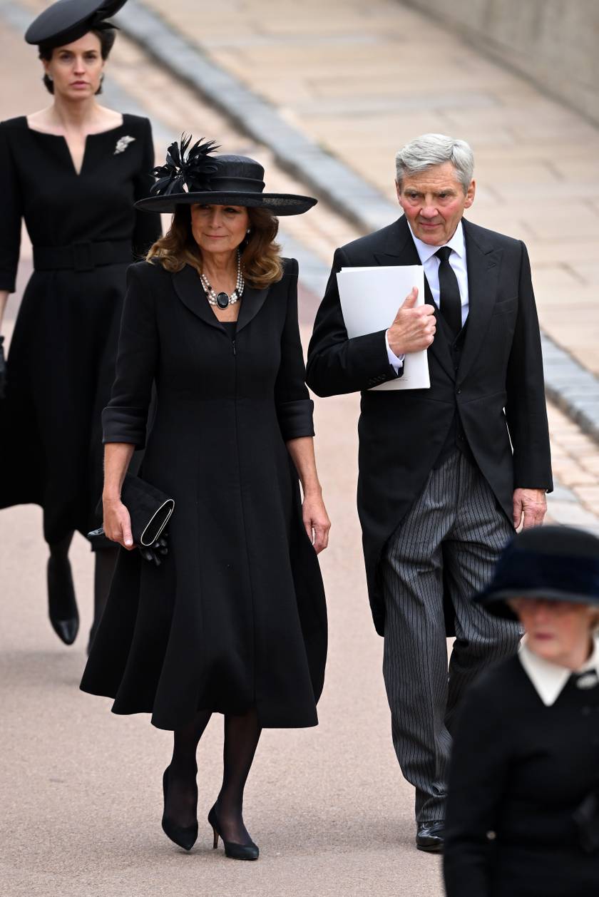 Carole nagyon elegáns volt a királynő temetésén, nemcsak a londoni, hanem a windsori ceremónián is elbúcsúzott az uralkodónőtől.