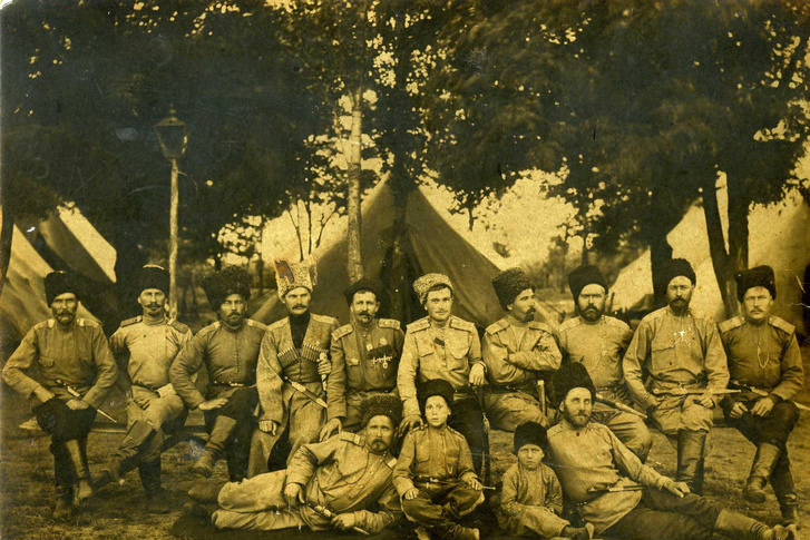 Kubáni kozákok 1916 körül