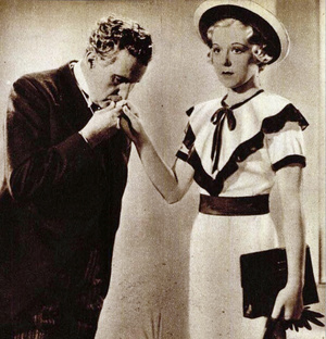 Somlay Artúr és Perczel Zita a Budai cukrászda című, 1935-ös filmben