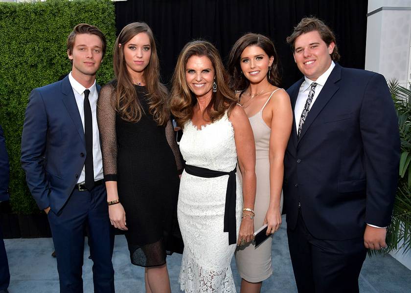 Balról jobbra: Patrick, Christina, Maria, Katherine és Christopher Schwarzenegger 2017-ben.