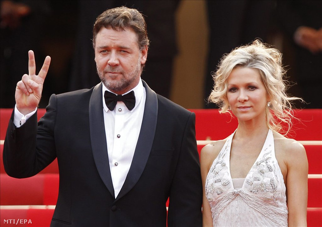 Russell Crowe Oscar-díjas ausztrál színész és felesége, Danielle Spencer