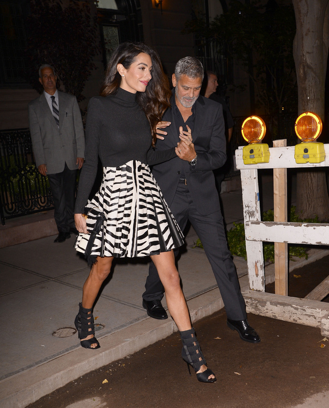 George Clooney és felesége, Amal Clooney a nyolcadik házassági évfordulóját ünnepelte