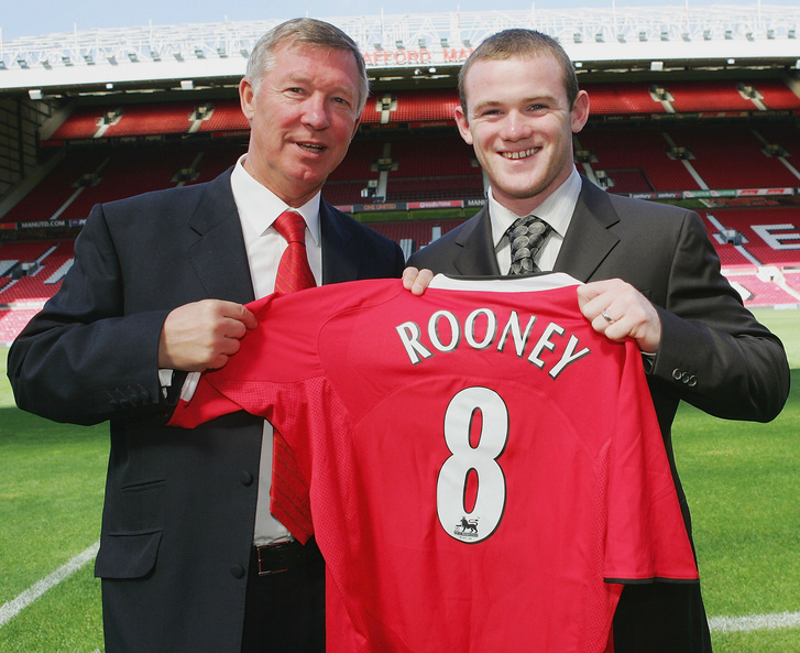 Manchester vörös felének kedves kép: Sir Alex Ferguson és Wayne Rooney