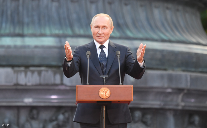 Vlagyimir Putyin 2022. szeptember 21-én Moszkvában