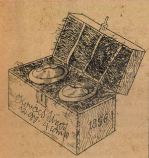 Katonaládából készített dupla főzőláda a Vasárnapi Könyv 1918-as számában