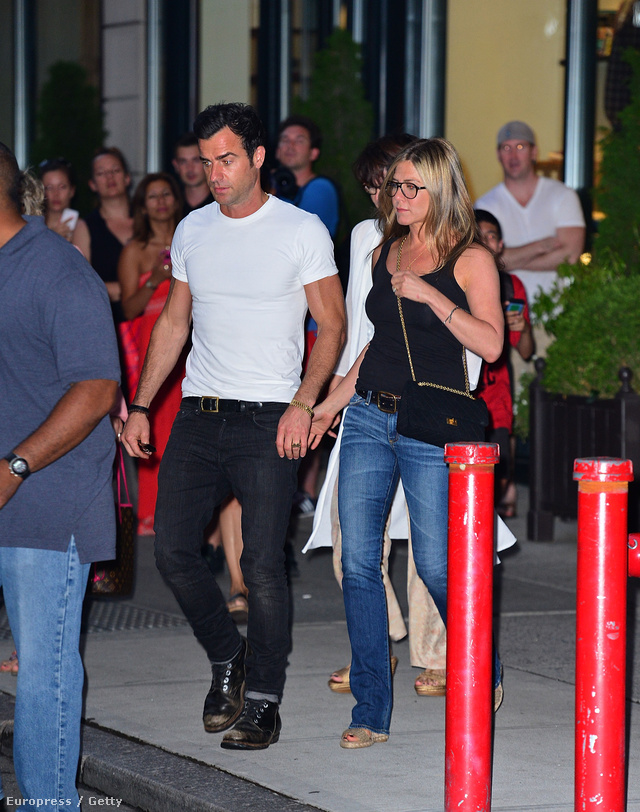 Jennifer Aniston és Justin Theroux pár napja még New Yorkban volt