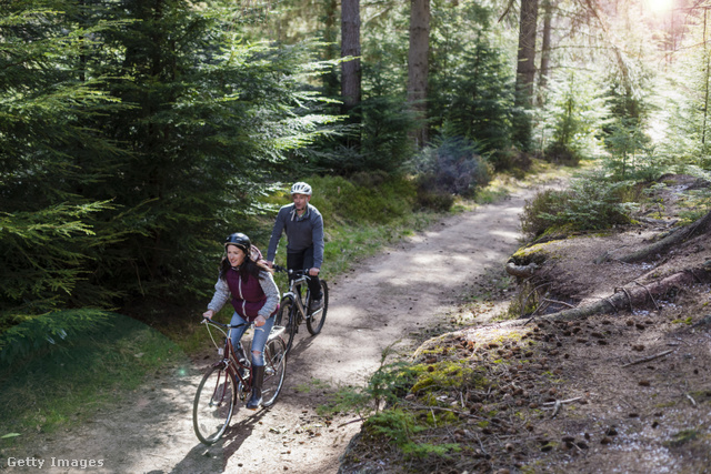 A Mátrában akár az erdőben is kerékpározhatunk