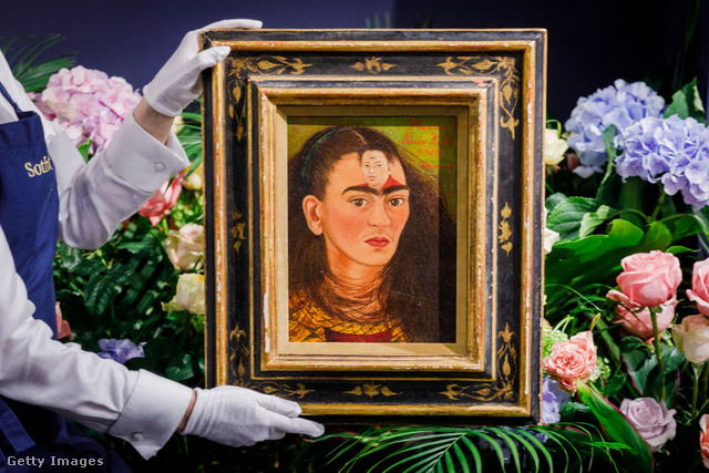 Frida Kahlo későbbi képen Diegót a homloka közepére festette