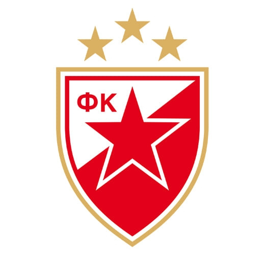 A belgrádi Crvena zvezda futballcsapat emblémája