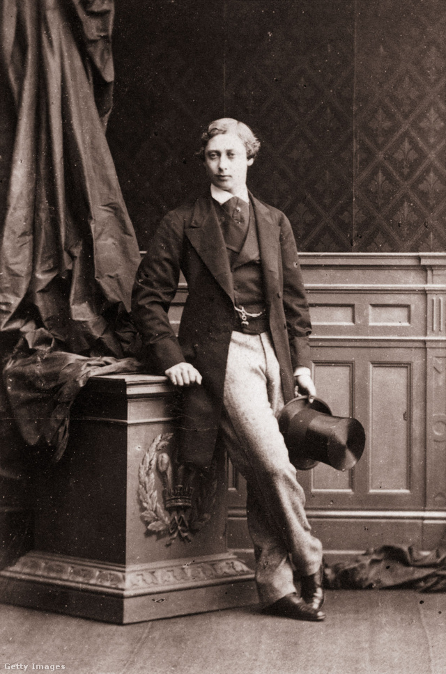 Eduárd walesi herceg 19 évesen 1860-ban