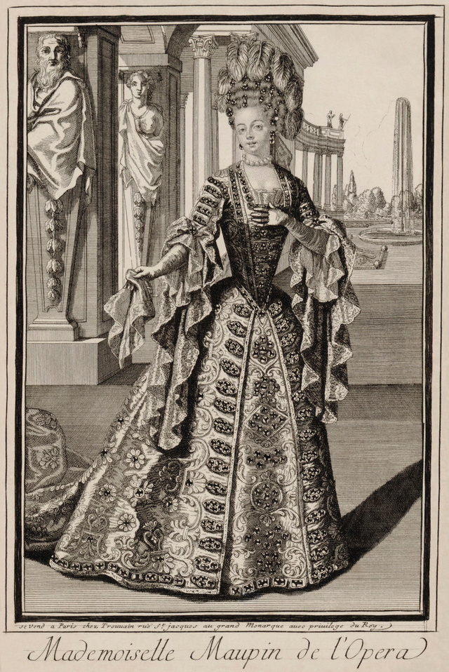Mademoiselle de Maupin, a párizsi opera csillaga 1700 körül