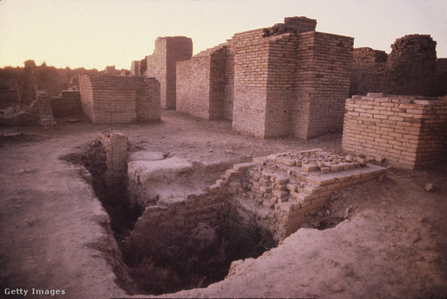 Babilon város romjai
