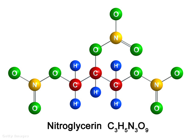 A nitroglicerin a dinamit egyik összetevője