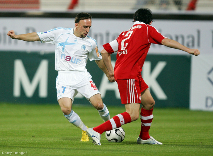 Ribéry 2007 januárjában egy felkészülési mérkőzésen még a Bayern München ellen