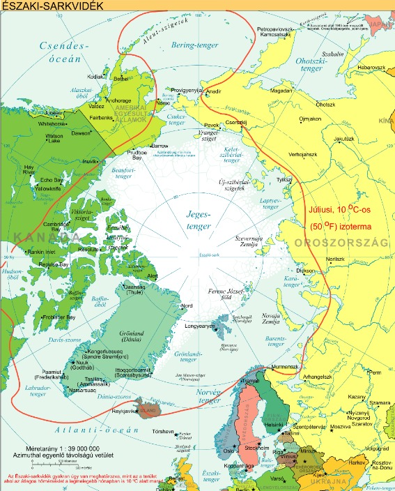 Az Északi-sarkvidék és a Jeges-tenger